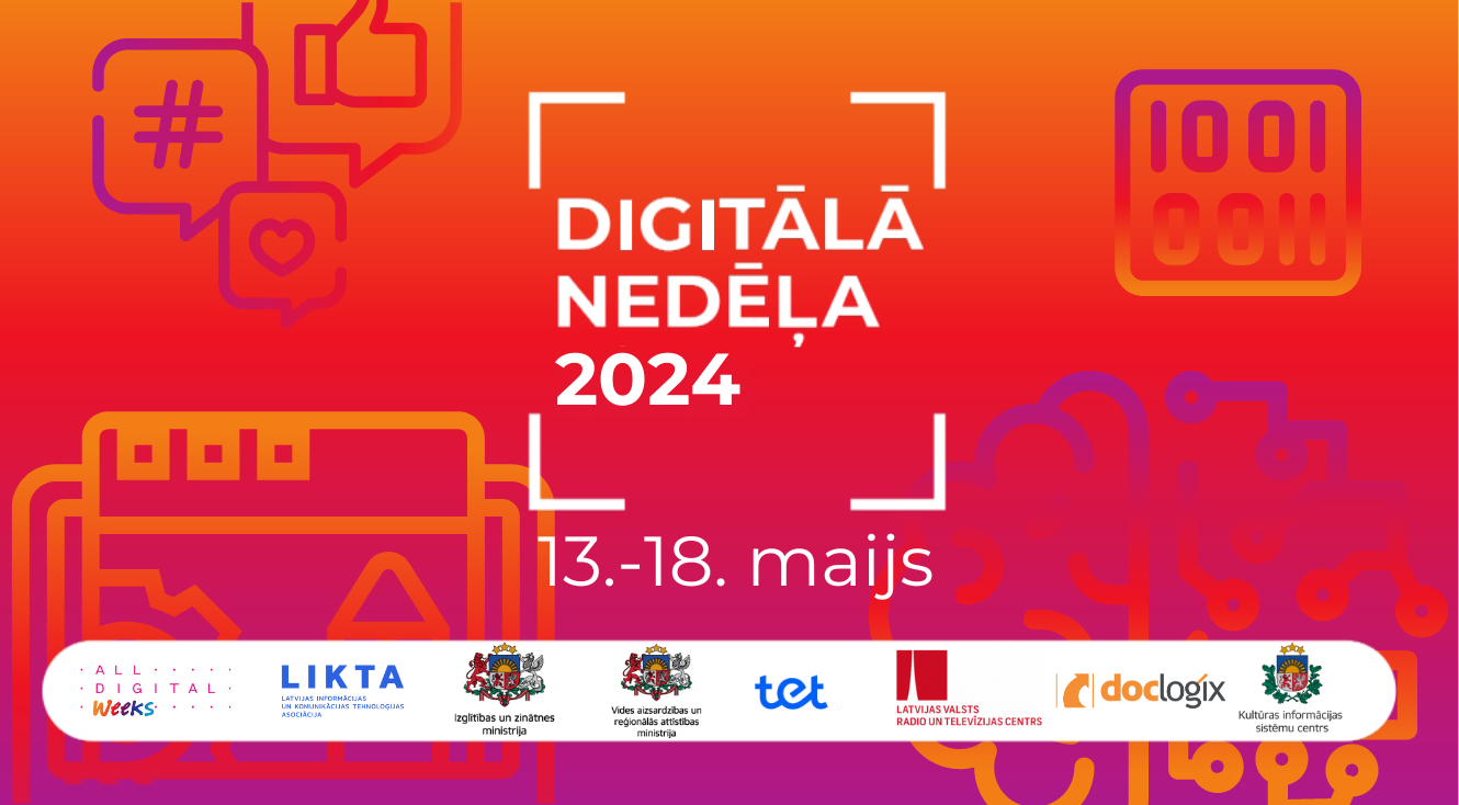 Aicinām piedalīties "Digitālās nedēļas 2024" pasākumos