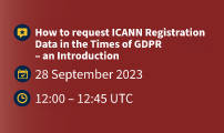 ICANN Registration Data in the Times of GDPR