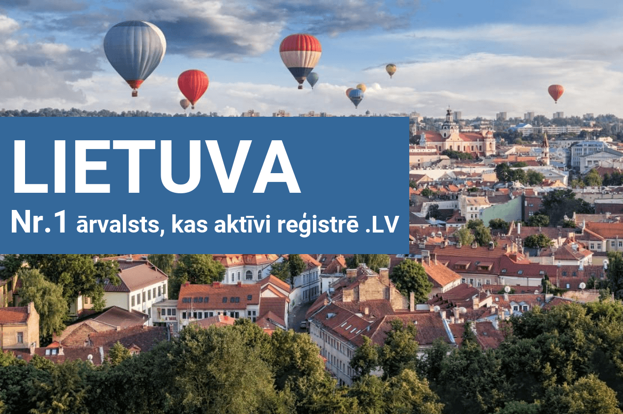 Lietuva aktīvi reģistrē .LV domēna vārdus