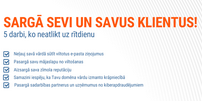 Infografika: Sargā sevi un savus klientus