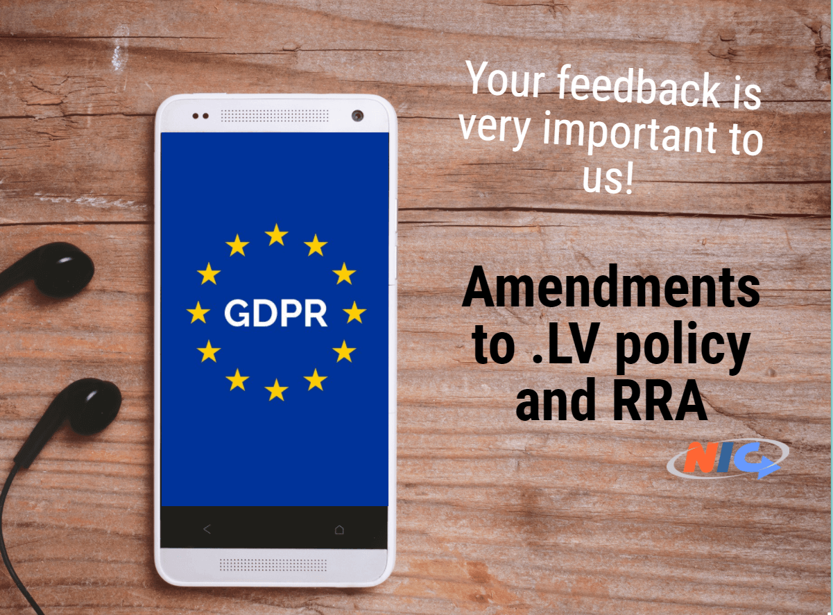 Amendments to .LV policy and RRA