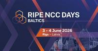 RIPE NCC Baltijas dienas 2026 Rīgā